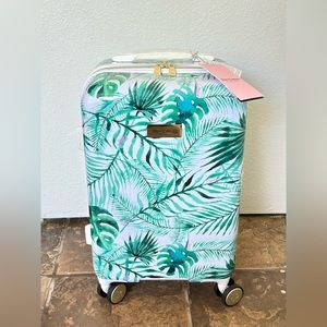 Juicy Couture palm tree 21” carryon luggage suitcase NWT